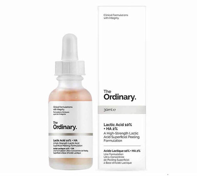 Serum AHA The Ordinary Lactic Acid 10% + HA 2%