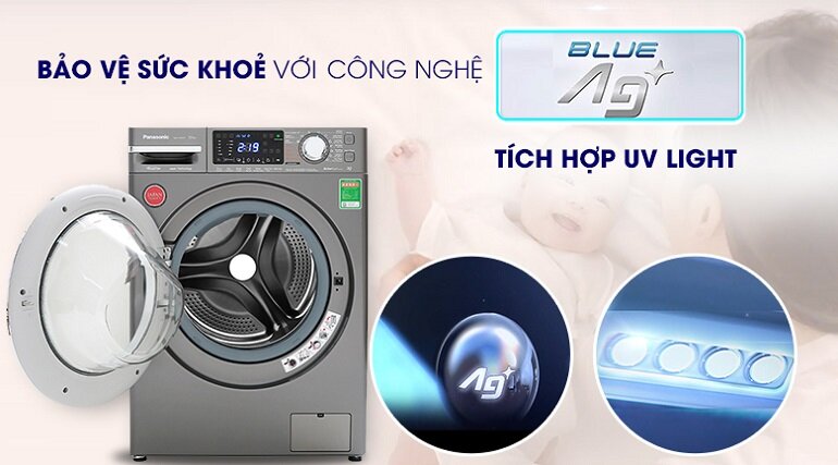 máy giặt sấy Panasonic Inverter 10 Kg NA-V10FC1LVT