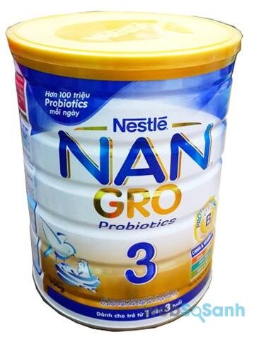 Sữa Nan Gro 3 dành cho trẻ từ 1-3 tuổi