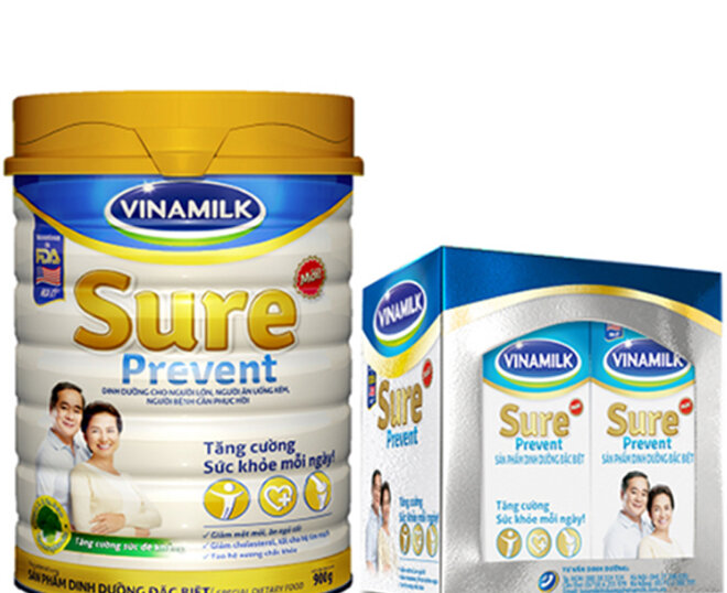 Sữa Sure Prevent của Vinamilk