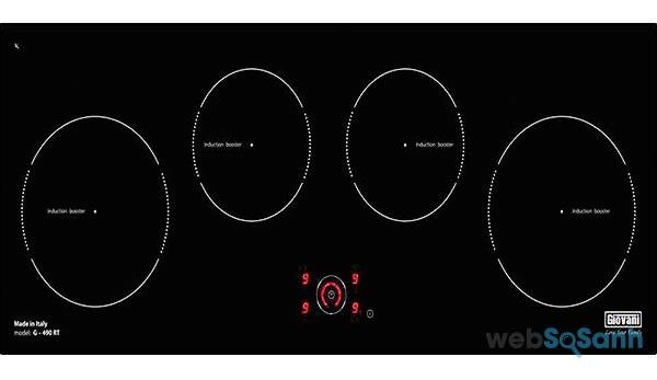 bếp từ 4 vùng nấu Giovani
