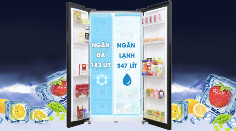 Tủ lạnh Midea 530 lít MRC-690GS