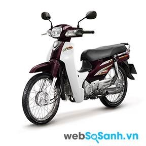 Honda Dream vói màu mận chín truyền thống Honda Dream vói màu mận chín truyền thống