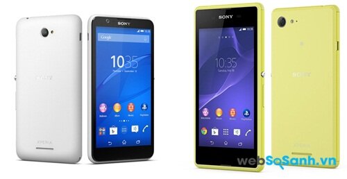 Tốc độ xử lý của Xperia E4 được nâng cấp hơn E3 nhưng không đáng kể