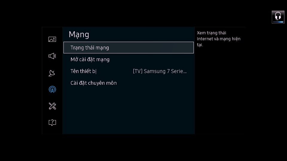 Kiểm tra lại cài đặt tivi nếu Smart TV không kết nối được internet.
