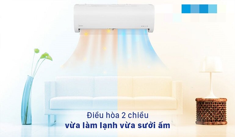 dieu hoa midea 2 chieu MSAFB-10HRN1