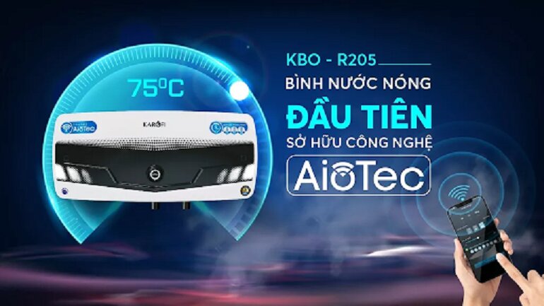 5 ưu điểm của bình nóng lạnh Karofi Kbo-r205