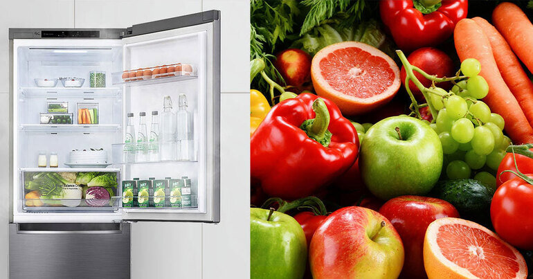 Tủ lạnh Casper RB-365VB và LG GR-B305PS đều có thiết kế ngăn đá dưới rất tiện lợi