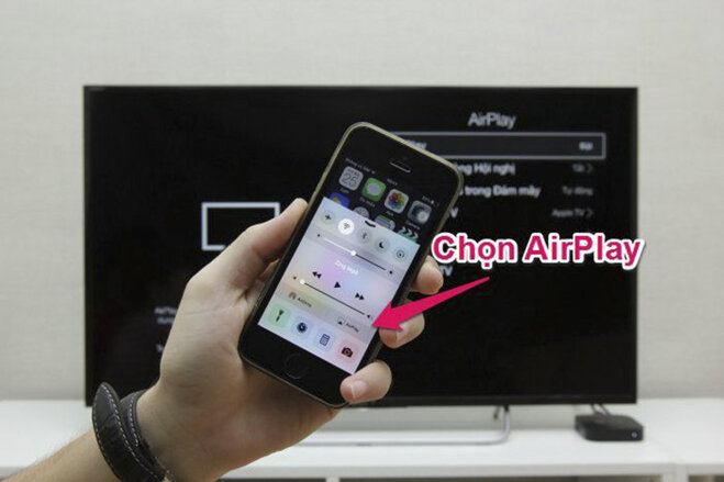 Phần mềm điều khiển tivi AirPlay