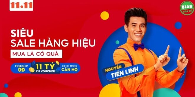 Siêu sale Shopee khuyến mãi 11.11