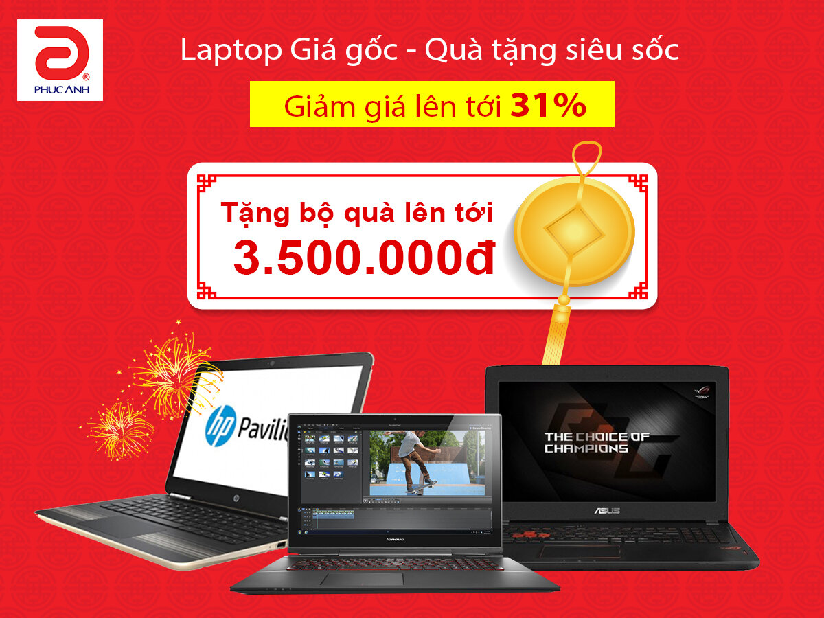 Khuyến mãi mua Laptop tại Phúc Anh