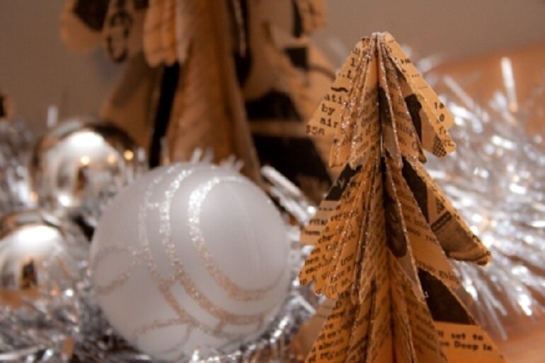 5 cách làm cây thông Noel từ giấy