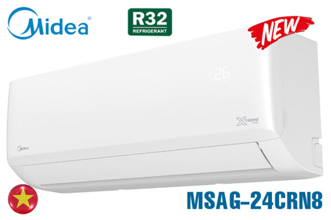 Điều hòa Midea 24000BTU 1 chiều inverter MSAG-24CRDN8