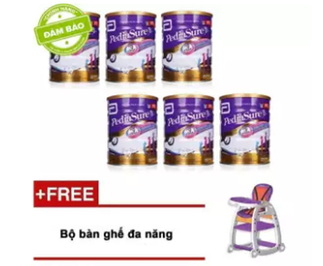 Mua sữa pediasure tặng bộ bàn ghế đa năng