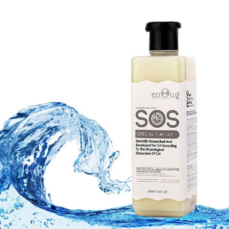 SOS shower gel ensures absolute safety for cats' health
