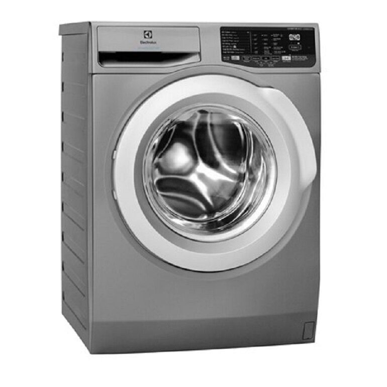 Máy giặt Electrolux Inverter 8kg với màu bạc tinh tế, sang trọng