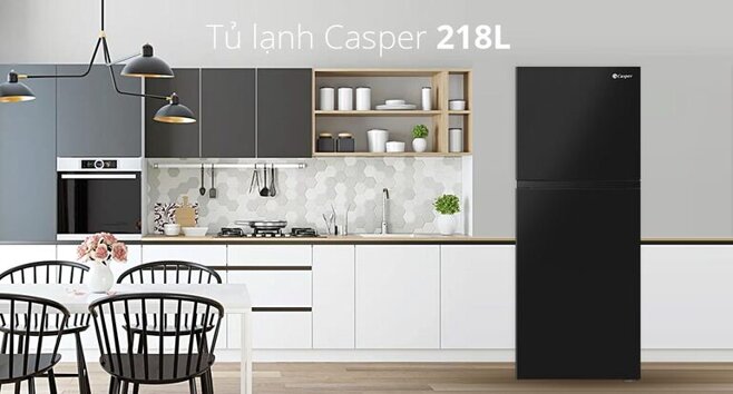 Tủ lạnh Casper RT-230PB sử dụng gas R600a không gây hại cho sức khỏe và môi trường