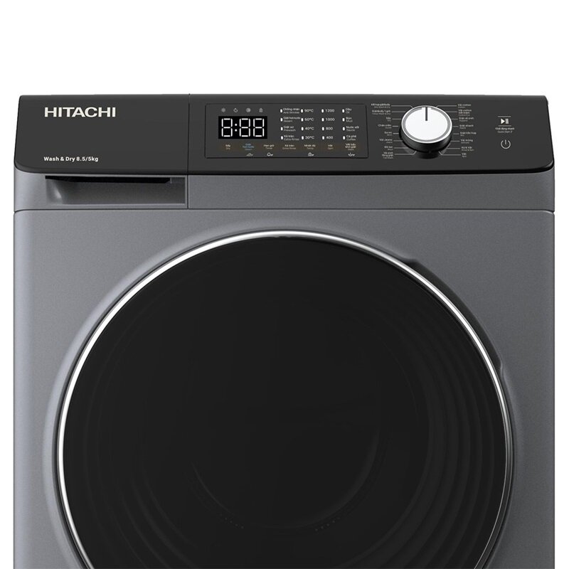 Máy giặt sấy Hitachi BD-D852HVOS giảm còn hơn 8 triệu đồng,