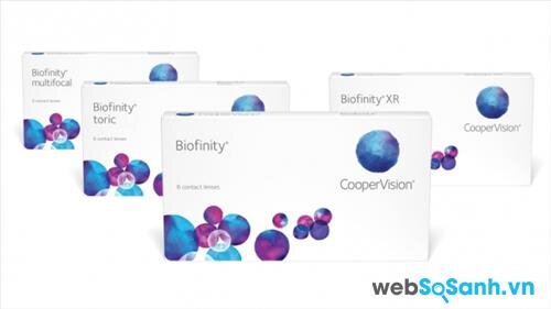 Kính áp tròng hãng nào tốt nhất: Kính áp tròng Biofinity