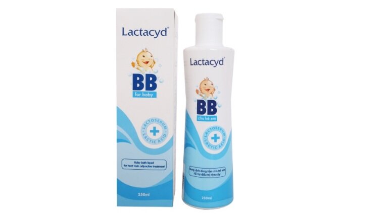 Sữa tắm trị rôm sảy cho bé sơ sinh Lactacyd BB - Giá tham khảo: 65.000 vnđ/ chai 250ml