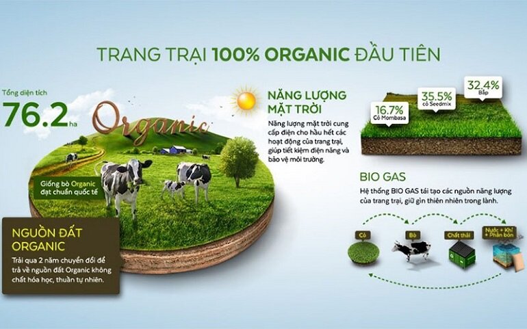 Sản xuất sữa Vinamilk Organic