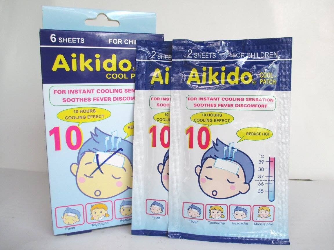 Review miếng dán hạ sốt Aikido cho trẻ sơ sinh có tốt không, cách dùng?