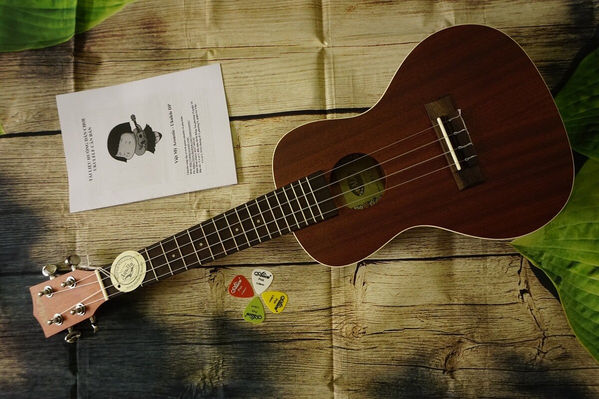 Ukulele Concert mặt gỗ thông KBD 33A39