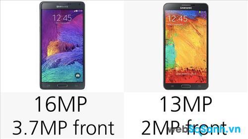 So sánh về camera của Note 4 và Note 3