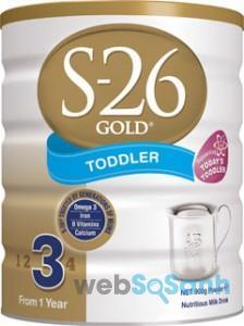  sữa bột cho trẻ từ 1 - 3 tuổi S26 Gold Toddler 3