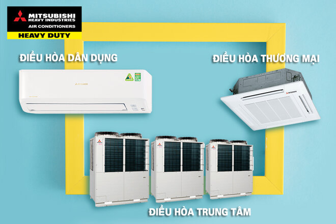 Các dòng máy lạnh Mitsubishi