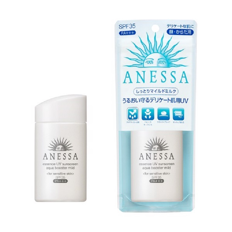Kem chống nắng Anessa Essence UV sunscreen aqua booster mild SPF35+ PA+++