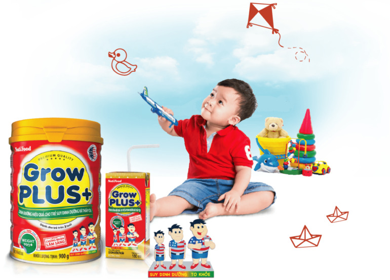 Sữa bột Grow Plus+ đỏ