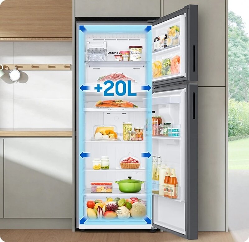 Tủ lạnh Samsung Inverter 348 lít Bespoke RT35CB56448CSV tích hợp công nghệ hiện đại
