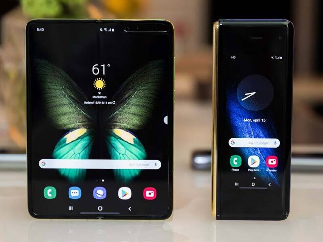 Điện thoại Galaxy Fold có giao diện rất đẹp