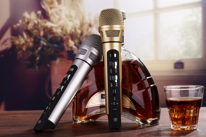 Micro Karaoke Bluetooth Tuxun K9 với thiết kế sang trọng