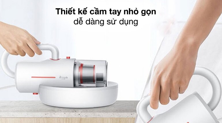 Máy có thiết kế cầm tay, nhỏ gọn