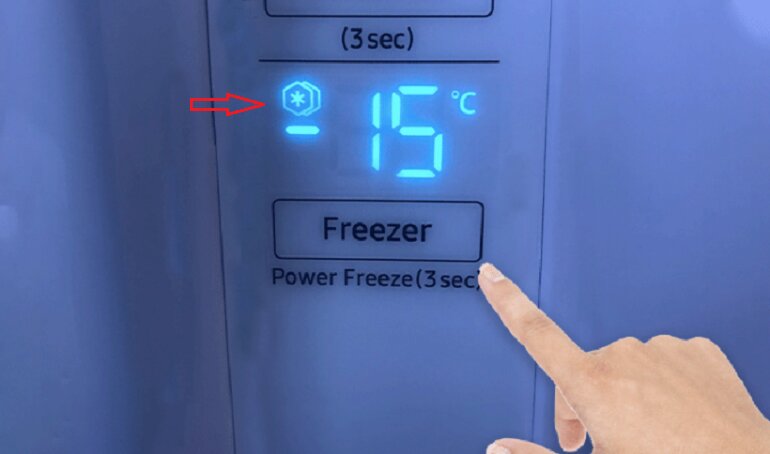 Hướng dẫn bật/tắt chế độ cấp đông nhanh trên tủ lạnh Samsung RS64R53012C