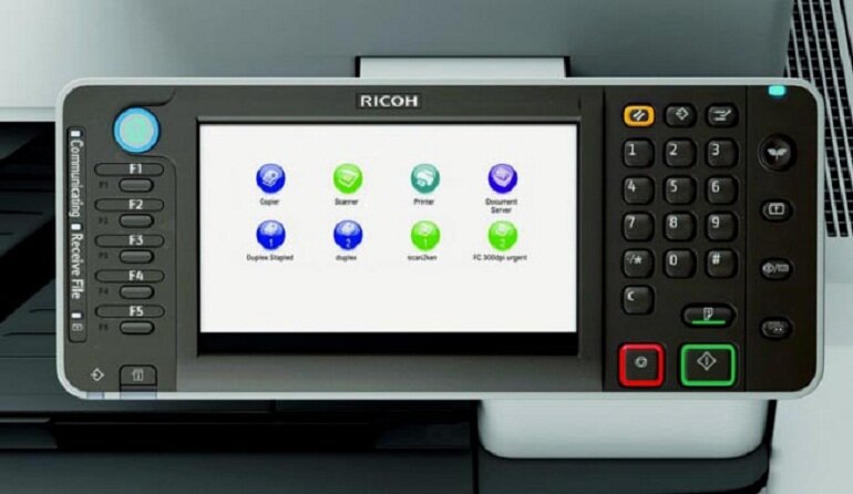 Máy photocopy Ricoh MP 5002 công suất cao có man hình điều khiển cảm ứng màu