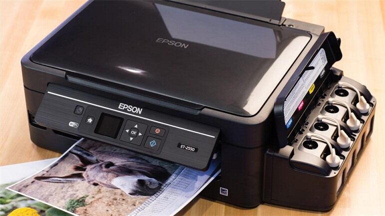 Vấn đề thường gặp khi in bằng máy in màu Epson hộp mực ngoài 