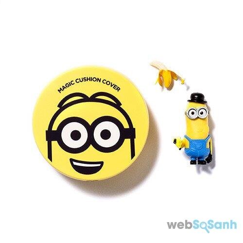 Dòng phấn nước Missha Minion Magic Cushion có thiết kế bao bì cực dễ thương