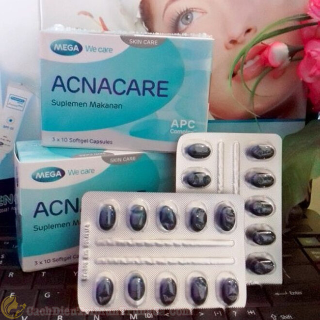 thuốc trị mụn trứng cá acnacare 