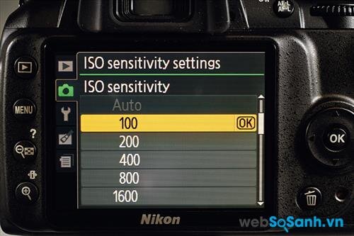 điều chỉnh độ ISO hợp lý
