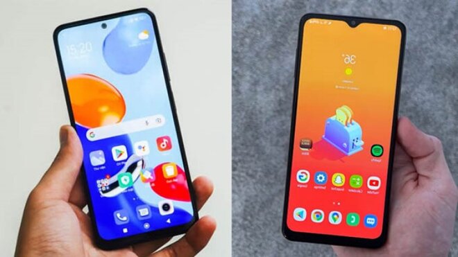 xiaomi redmi note 11 so sánh với galaxy a13