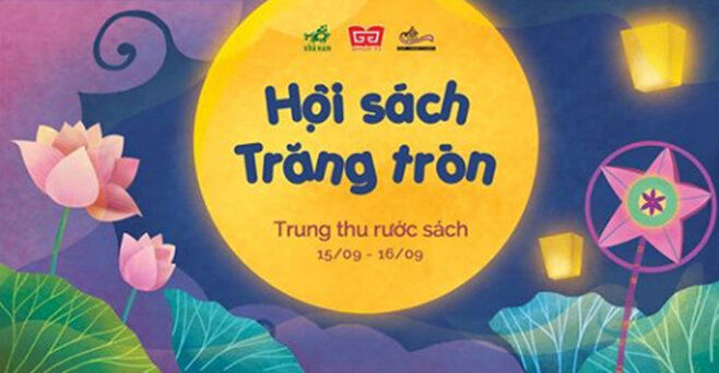 Hội sách Trăng tròn - Trung thu rước sách