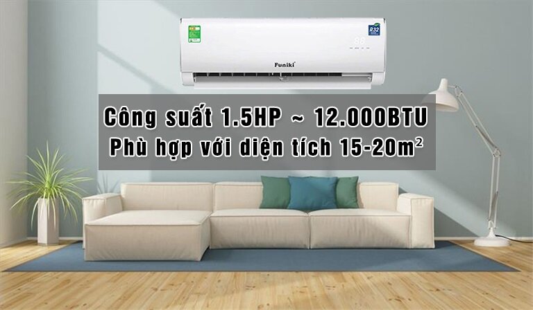 Điều hòa Funiki 12.000BTU hết bao nhiêu số điện 1 tháng