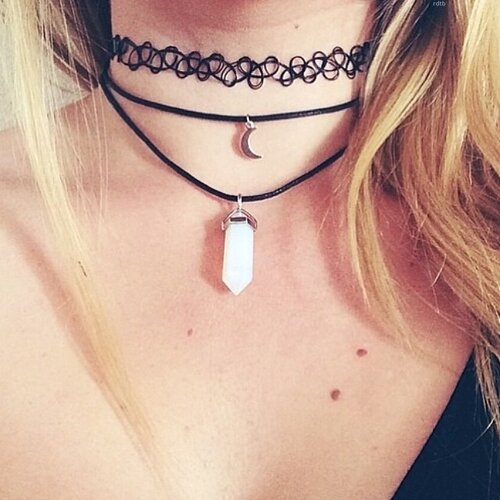 vòng cổ choker DIY