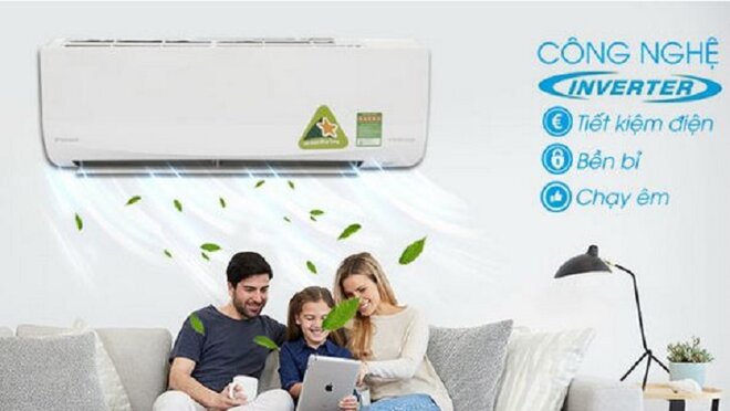 điều hòa Daikin inverter 9000 BTU