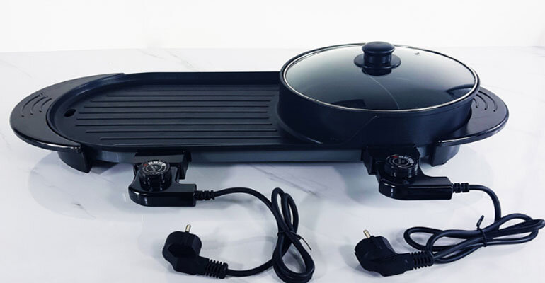 Bếp lẩu nướng là dòng tích hợp 2 trong 1 vừa nướng vừa nấu lẩu vô cùng tiện lợi bếp lẩu nướng đa năng