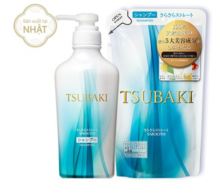 Dầu gội đầu Tsubaki Xanh review