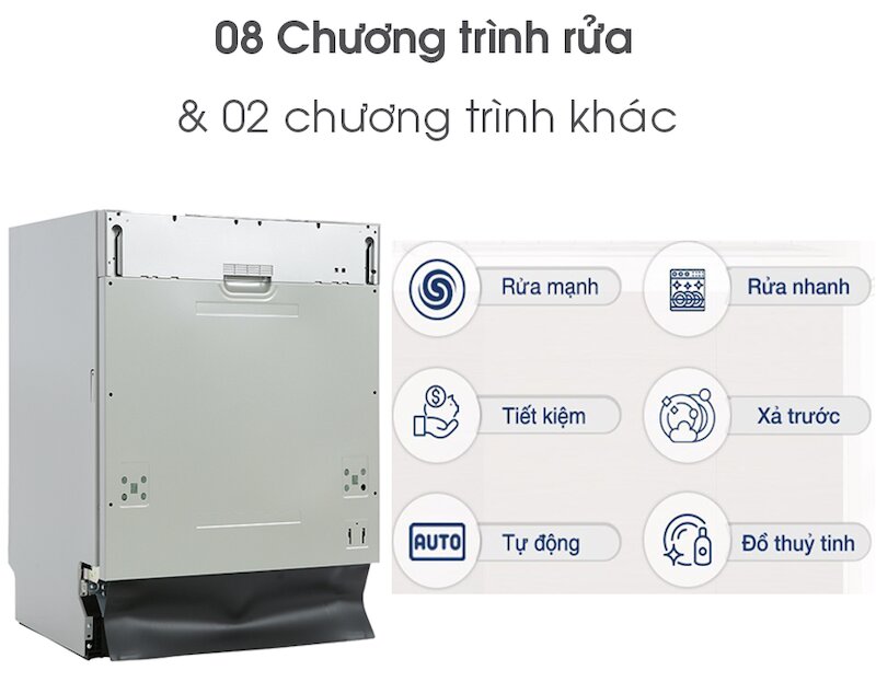Bếp sạch bóng loáng, rảnh tay thảnh thơi với máy rửa bát Hafele HDW-FI60AB 538.21.330